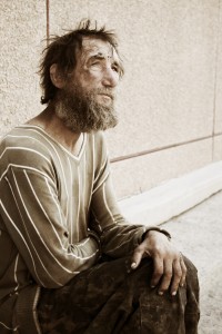 Homeless man